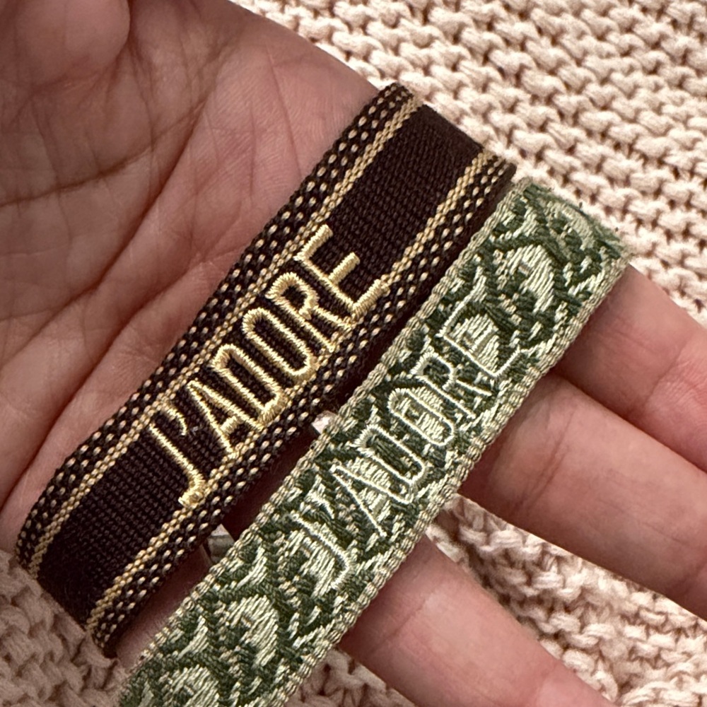 J’Adore Elegant Brown and Green Bracelet Set